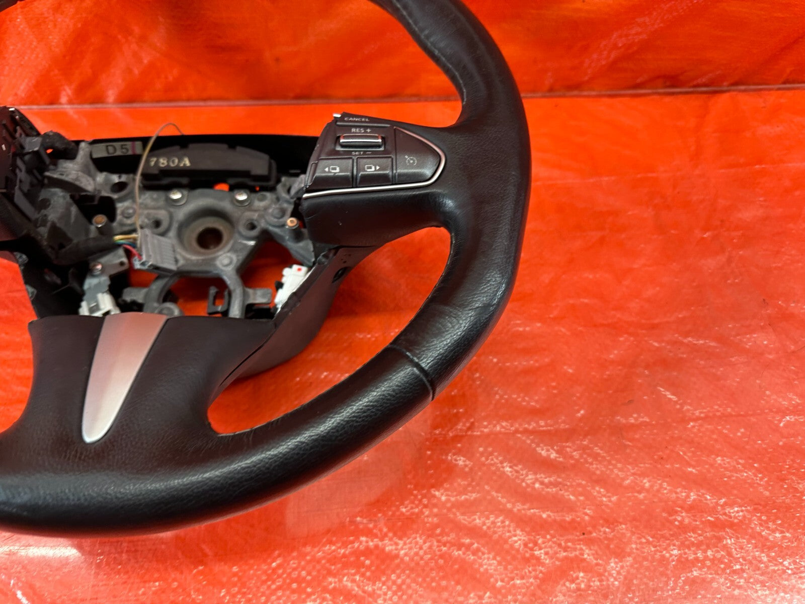 2017 17 INFINITI Q50 RED SPORT 400 RWD   STEERING WHEEL   NON HEATED   OEM #1852
