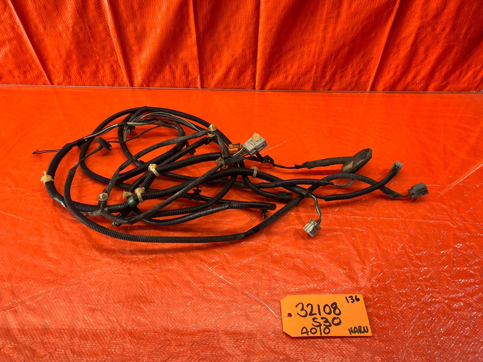 94 96 HONDA PRELUDE S & SI   REAR / TAIL LIGHT LAMP WIRING HARNESS WIRE LOOM 1380