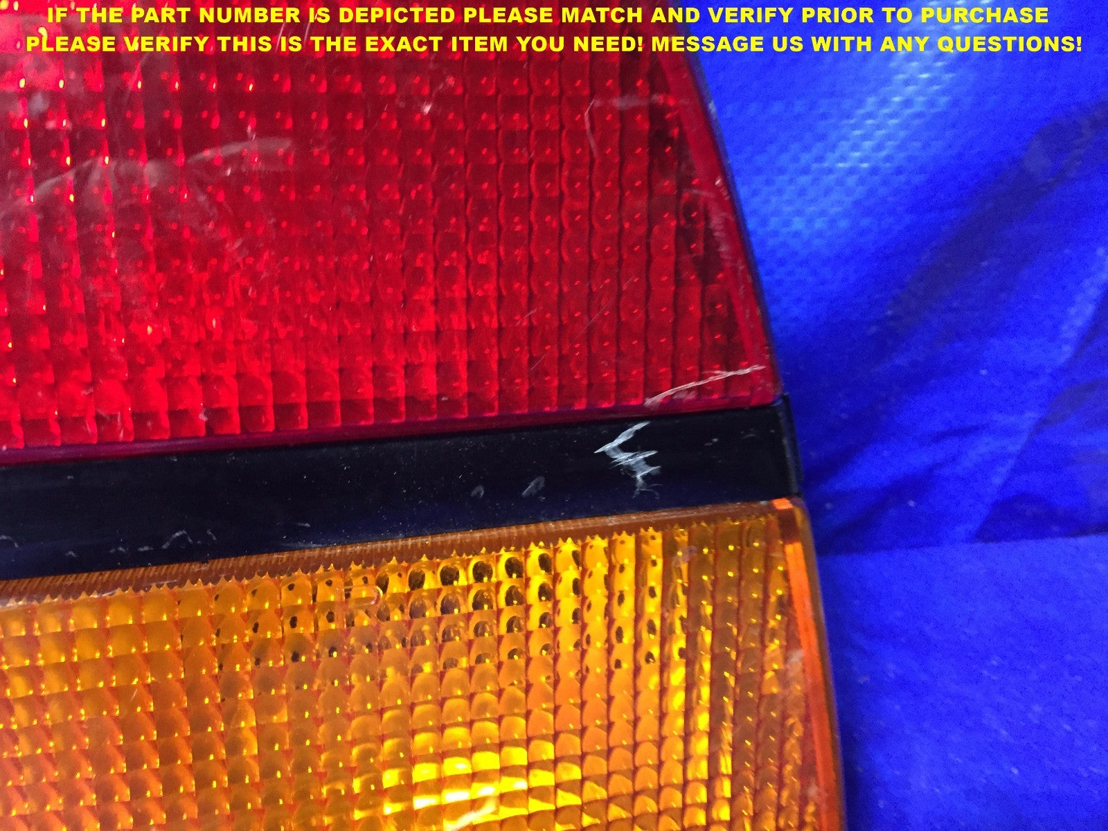 OEM 1984 1985 1986 NISSAN 300ZX PASSENGER RIGHT TAIL LIGHT IMPERFECTIONS2
