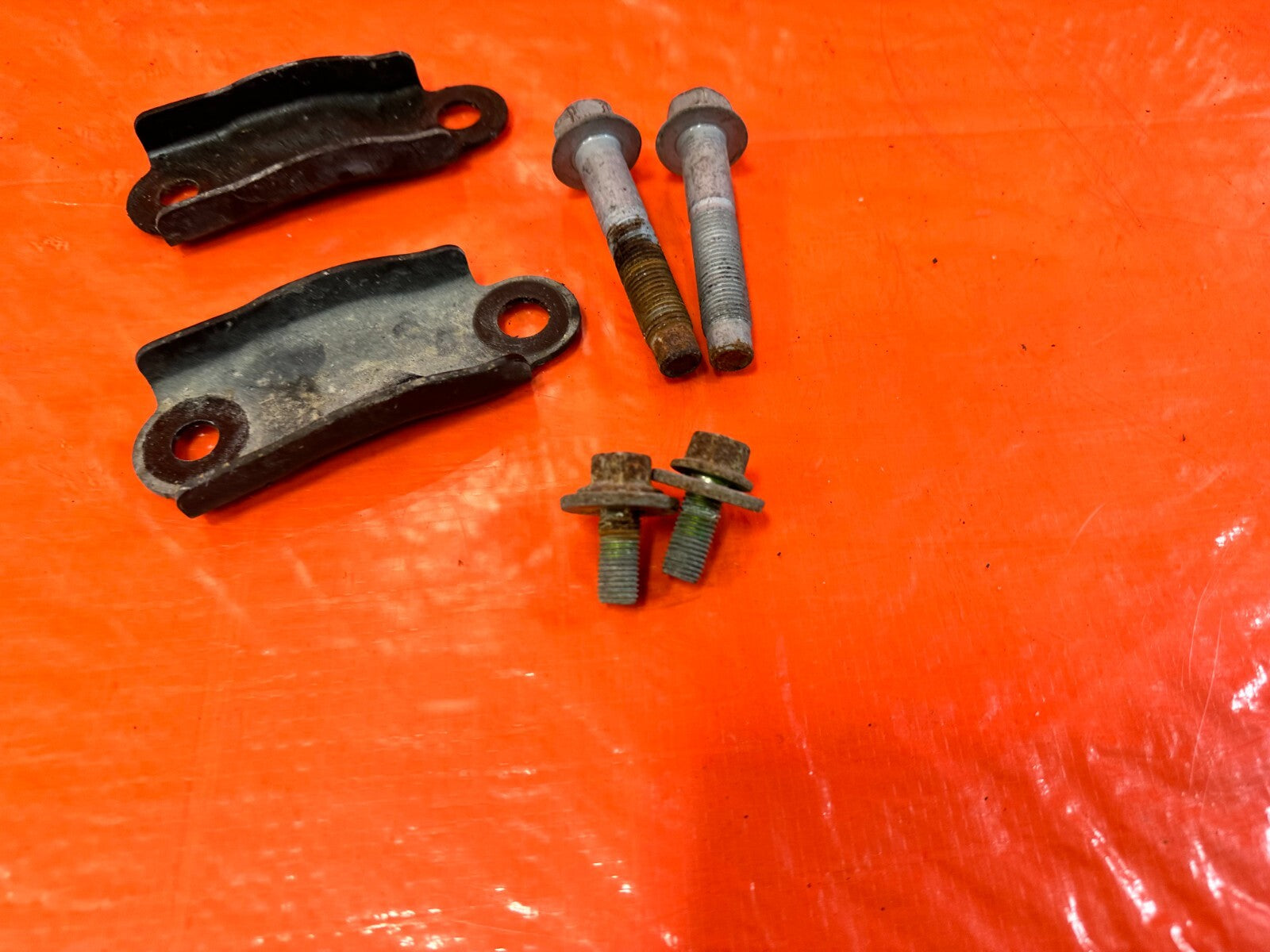 12 15 HONDA CIVIC SI   POWER STEERING RACK BOLTS BRACKETS HARDWARE   OEM #2694