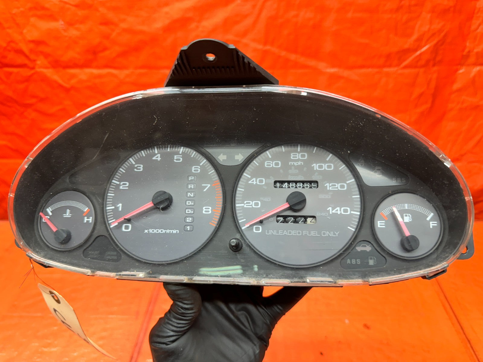 94-01 ACURA INTEGRA AUTOMATIC INSTRUMENT GAUGE CLUSTER SPEEDOMETER OEM #3407