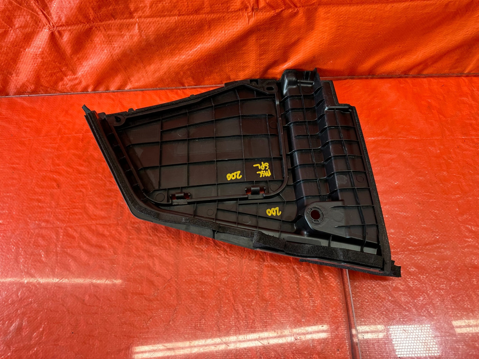 17 20 INFINITI Q60   BATTERY COVER PLASTIC TRIM SHROUD INNER & OUTER   OEM #2009