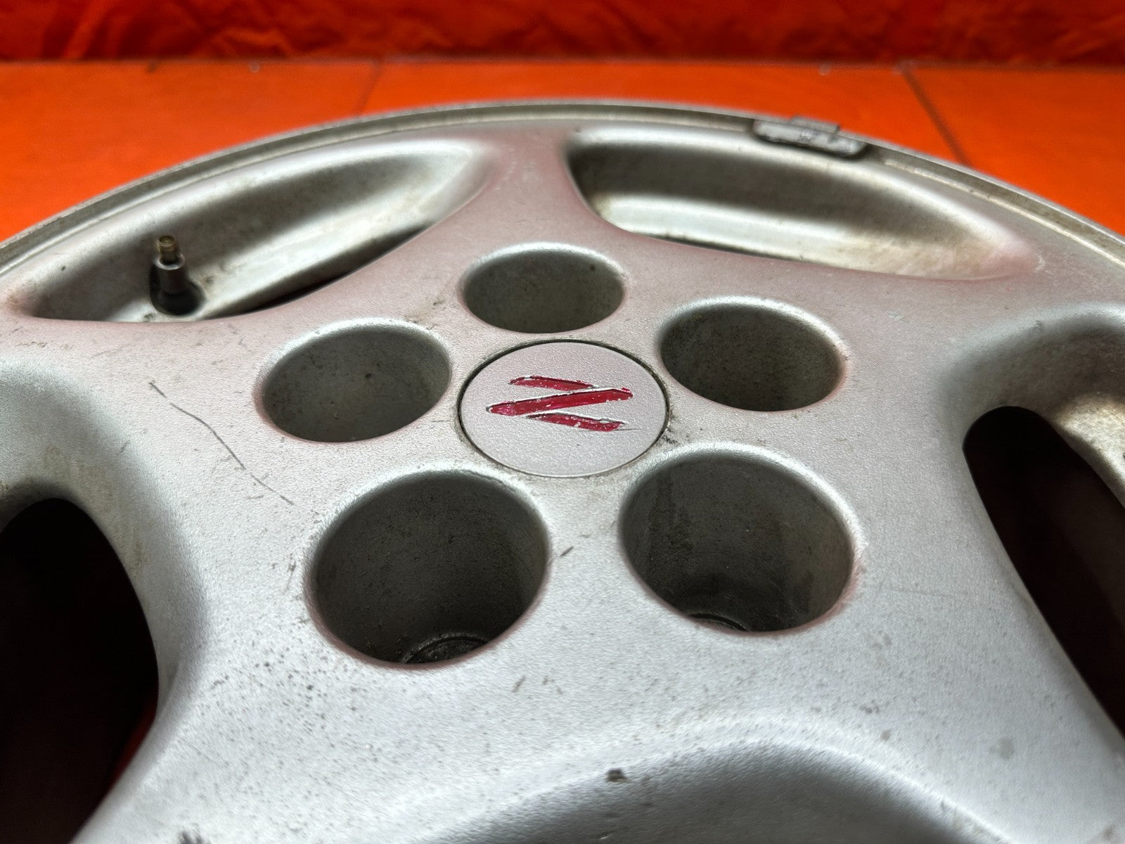 90 96 NISSAN 300ZX Z32 16" 5 SPOKE ALLOY WHEEL RIM OEM #85 31