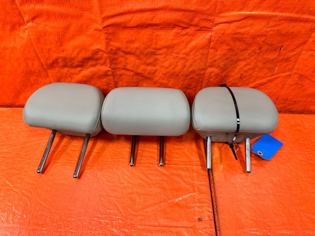 09 14 ACURA TSX   REAR SEAT HEAD REST   LEFT CENTER RIGHT   GRAY   OEM #3210