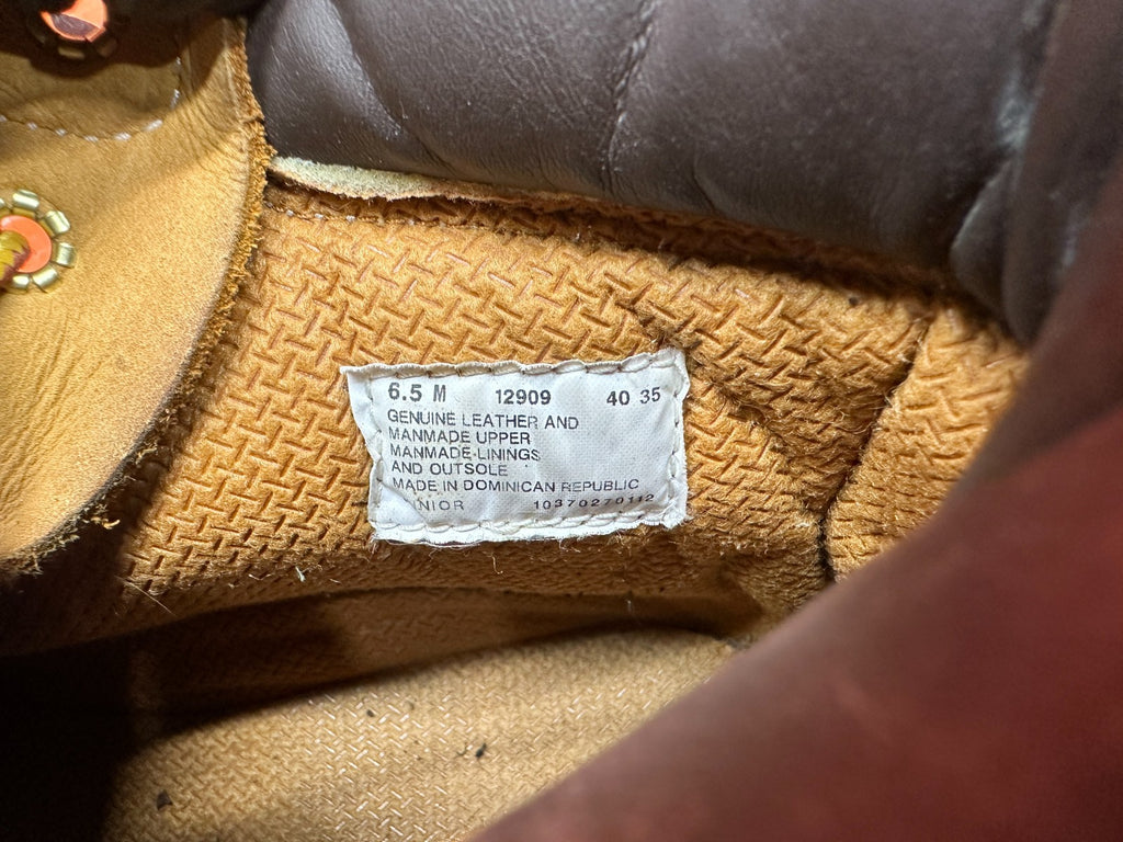 TIMBERLAND MENS BOOTS SIZE 6.5 12909 40 35 THESE R USED7