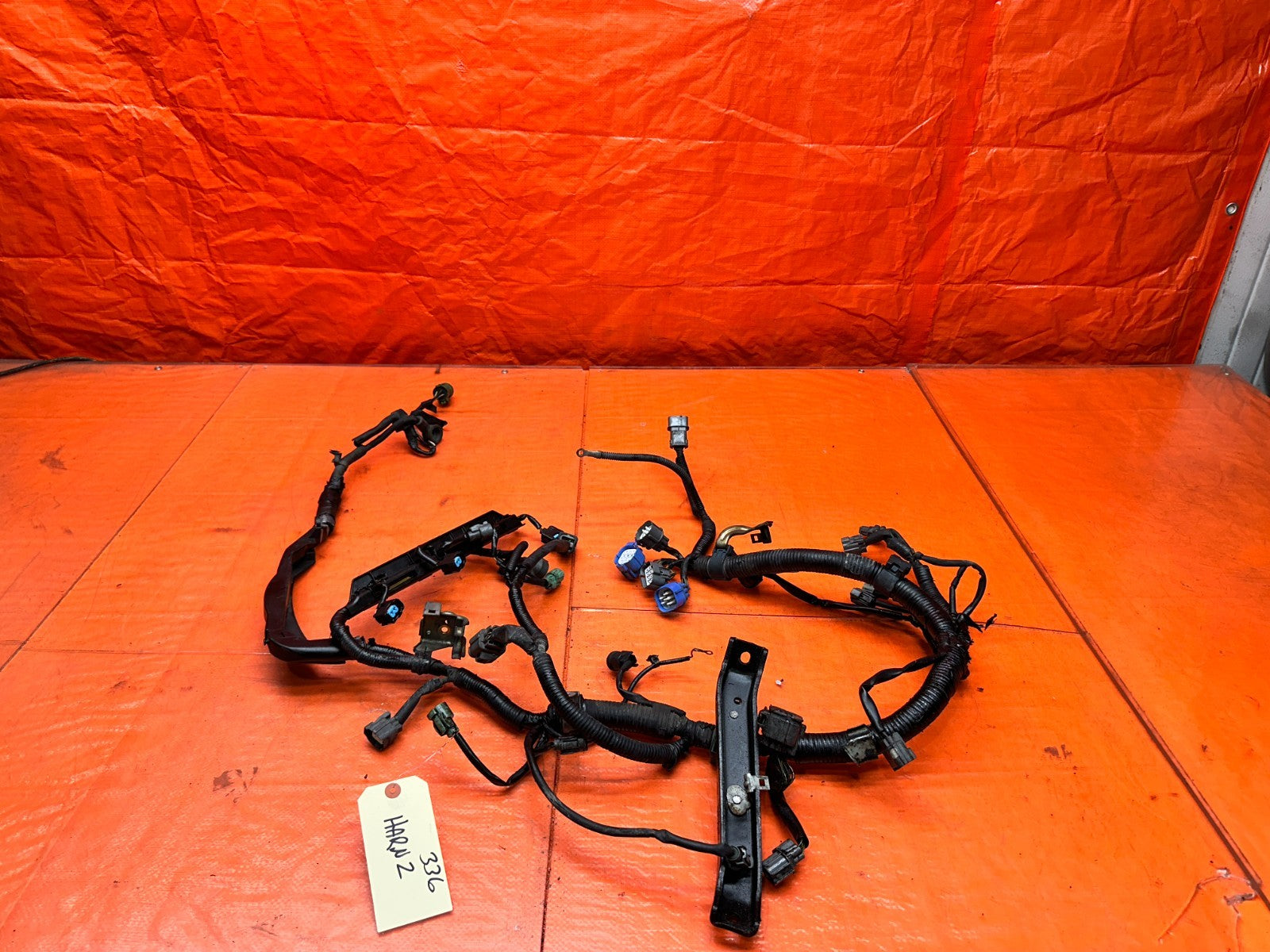 97 01 HONDA PRELUDE 2.2L H22A ENGINE MOTOR MAIN WIRE WIRING HARNESS OEM #3360