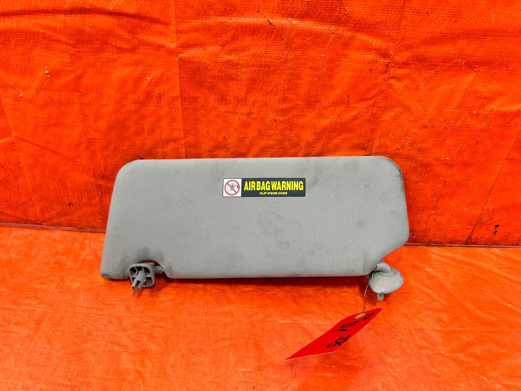 11 14 ACURA TSX   PASSENGER RIGHT SUN VISOR   GRAY COLOR   OEM 3052