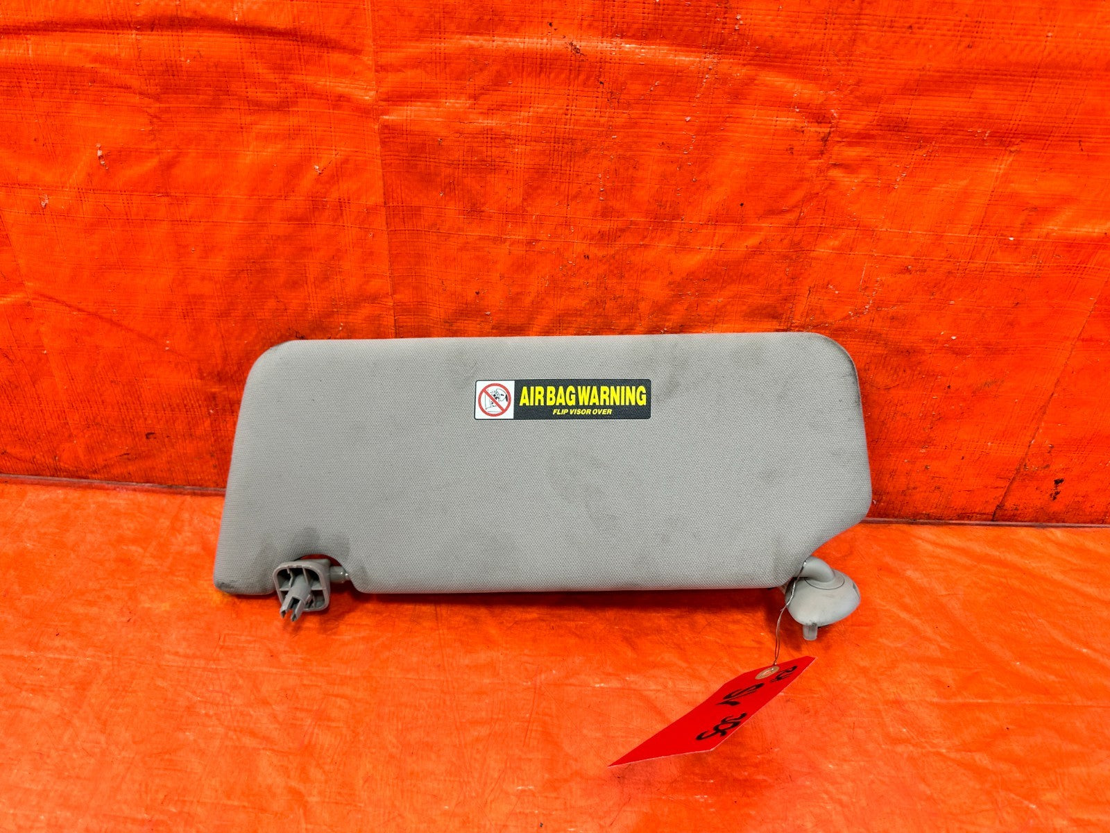 11 14 ACURA TSX   PASSENGER RIGHT SUN VISOR   GRAY COLOR   OEM 3052