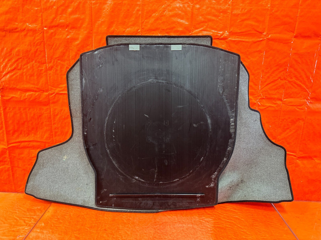 03 05 INFINITI G35 COUPE   REAR TRUNK CARDBOARD INSERT SPARE COVER BOARD OEM 2982