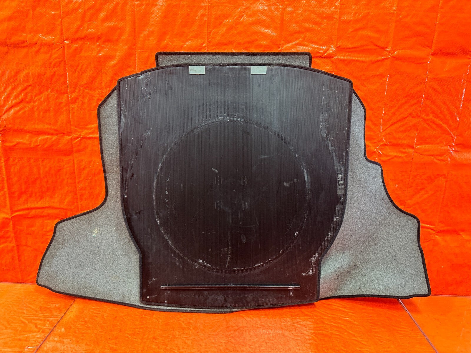03 05 INFINITI G35 COUPE   REAR TRUNK CARDBOARD INSERT SPARE COVER BOARD OEM 2982