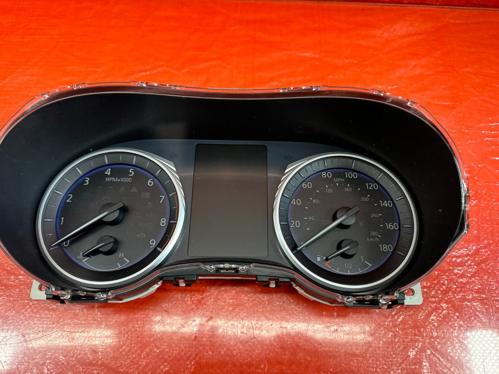 17 19  INFINITI Q50   3.0L TURBO ONLY   INSTRUMENT GAUGE CLUSTER SPEEDO 42K MLS4