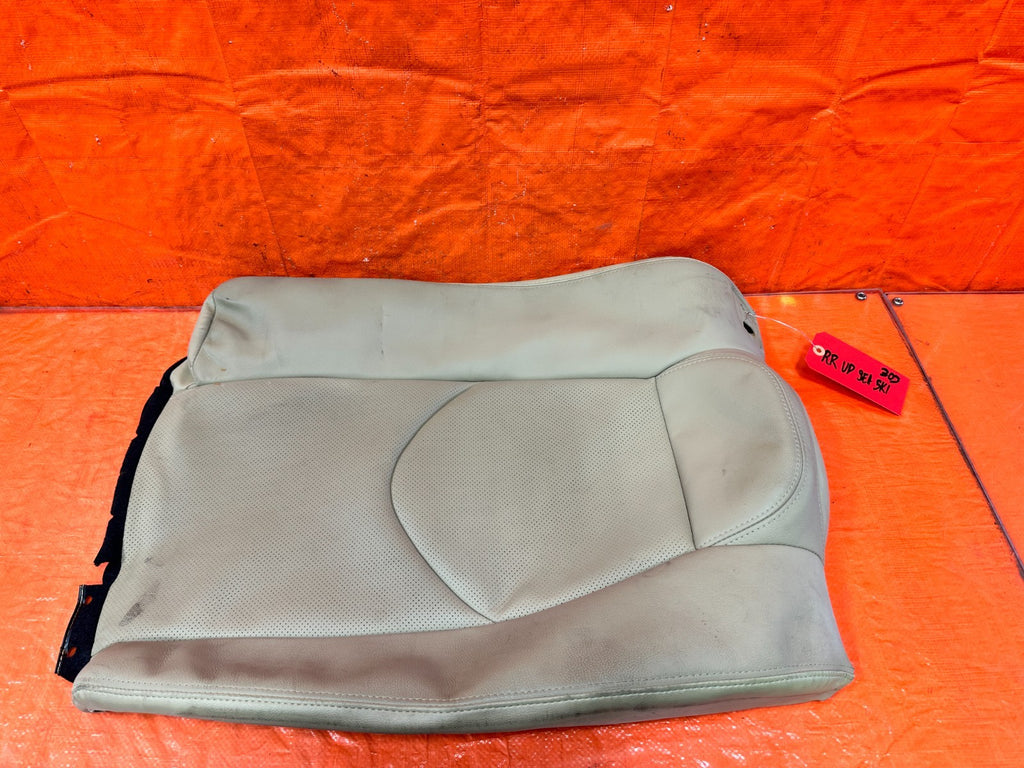 09 11 MAZDA RX8 RX 8   PASSENGER RIGHT REAR UPPER SEAT SKIN WRAP TAN   OEM 3030