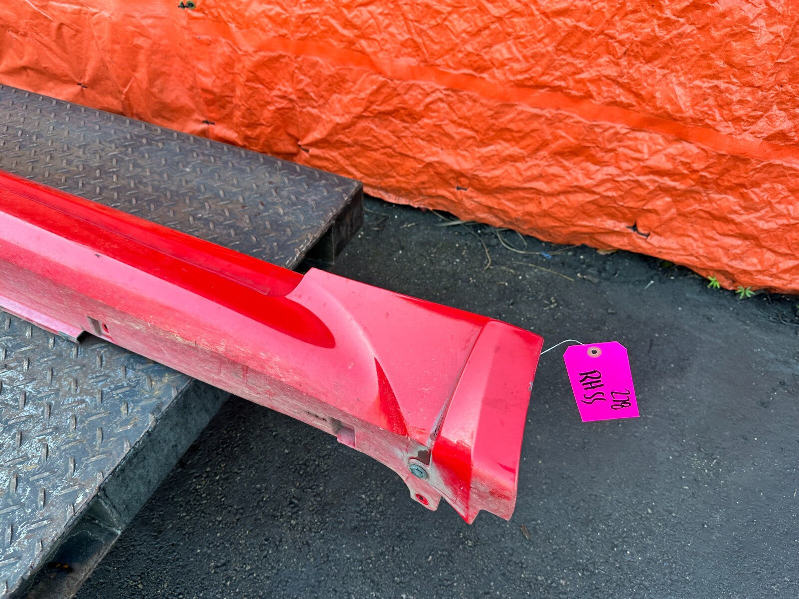 09 13 INFINITI G37 CONVERTIBLE   RIGHT SIDE SKIRT ROCKER MOLDING OEM #2783