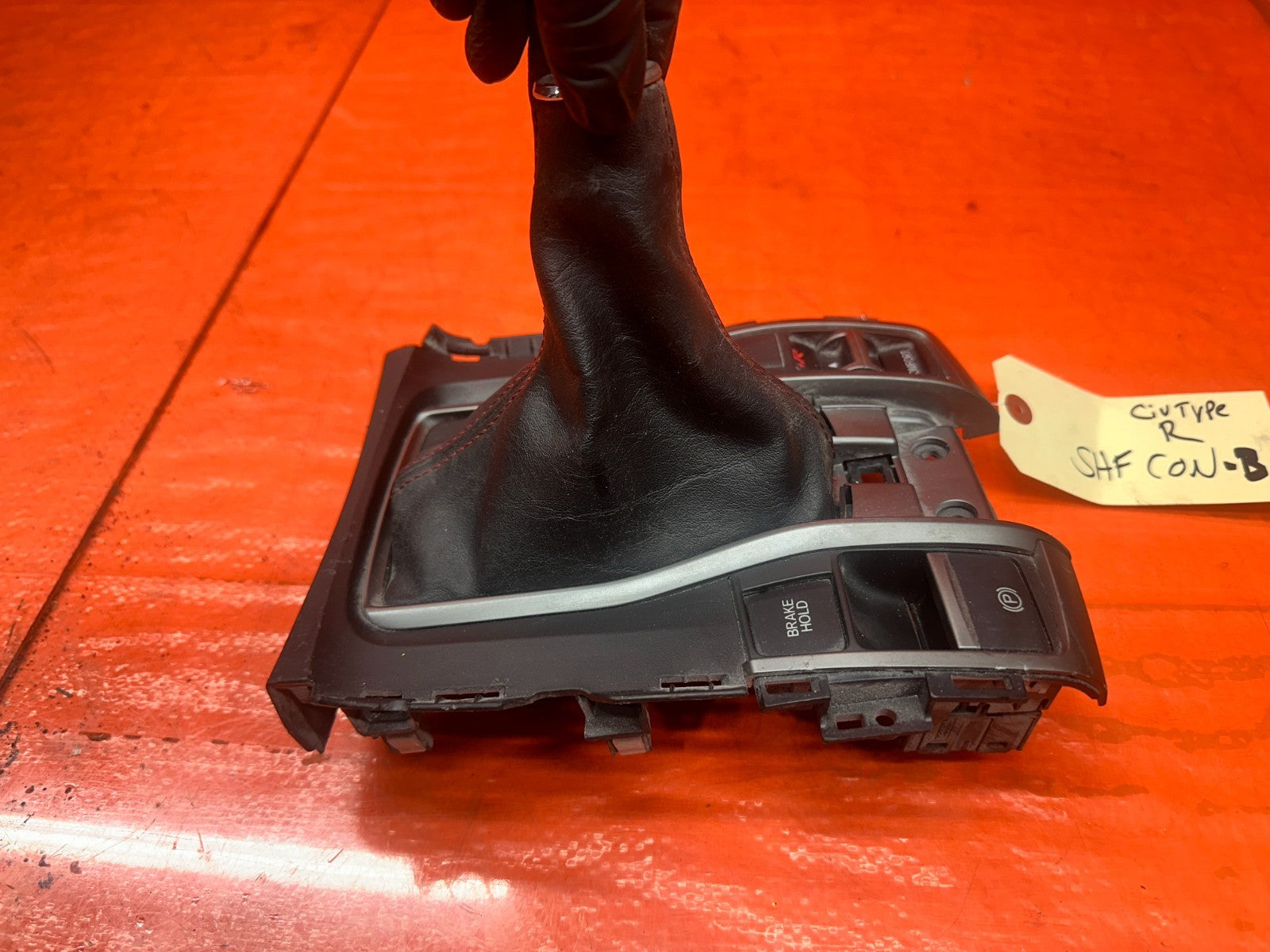 2017 2021 HONDA CIVIC TYPE R SHIFT CENTER CONSOLE TRIM PANEL BEZEL OEM #18CTR5
