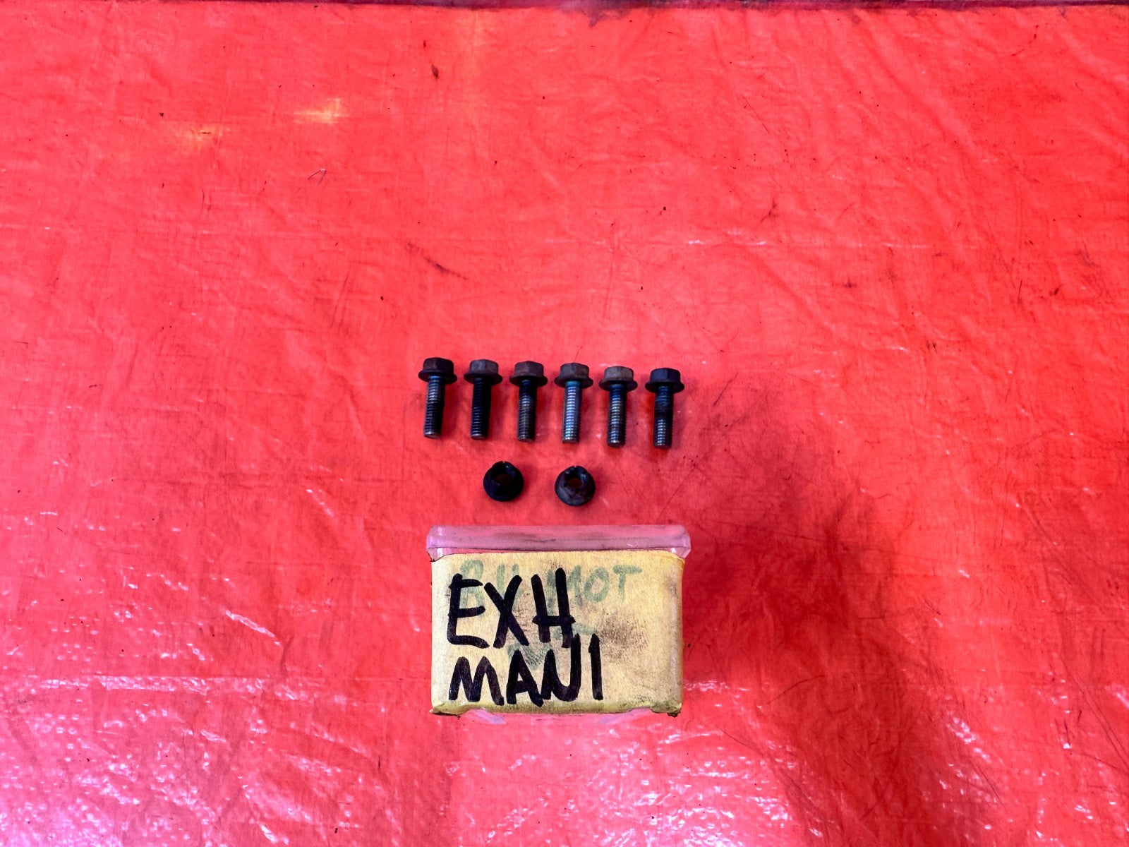 94 01 ACURA INTEGRA   B16 B17 B18 B20   EXHAUST MANIFOLD BOLTS  OEM FACTORY #3090