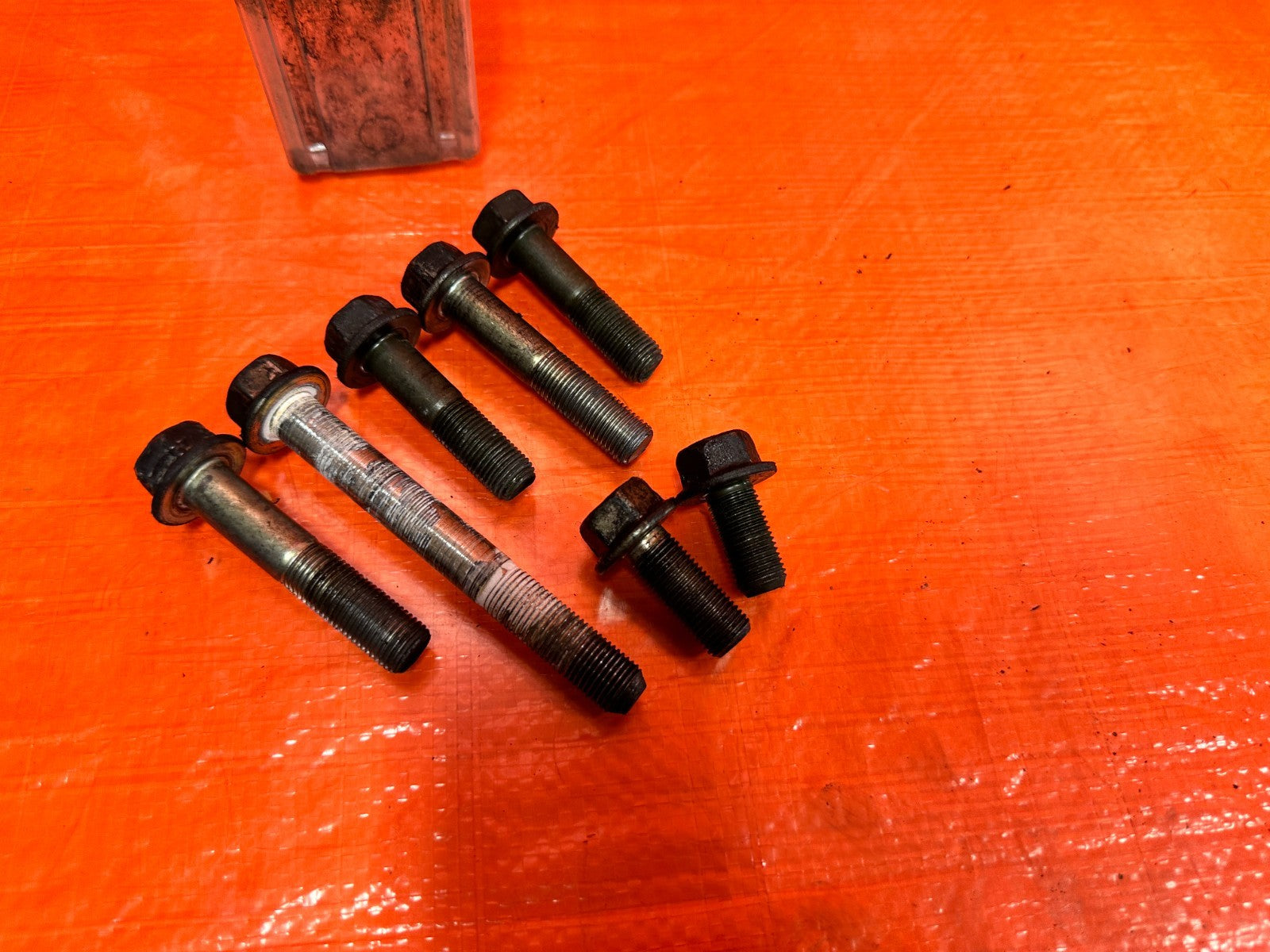 97 01 HONDA PRELUDE   REAR TRANSMISSION BRACEKT & ENGINE MOUNT BOLTS OEM 3234