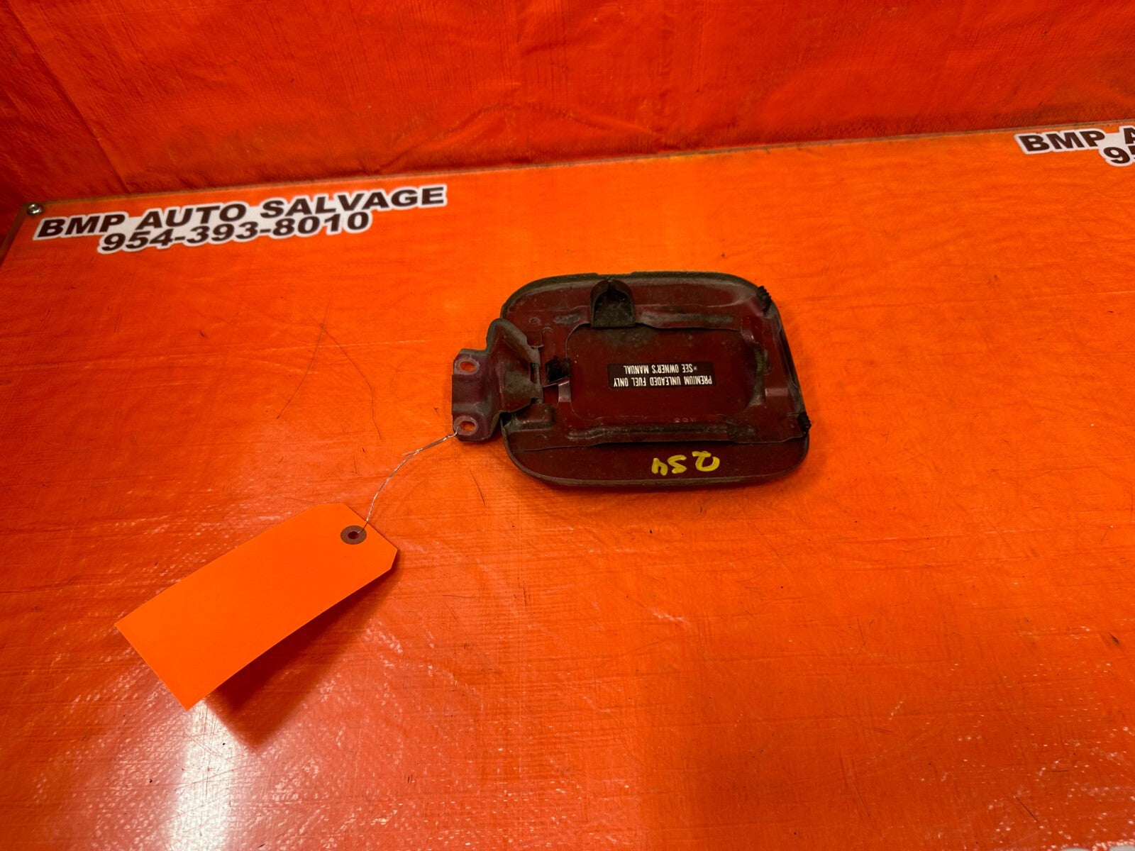 02 06 ACURA RSX BASE & TYPE S   GAS FUEL LID COVER   BLUE   OEM FACTORY #2544