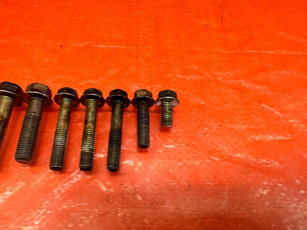 93 97 HONDA DEL SOL   D16Z6   ENGINE STIFFENER BRACKET BOLTS HARDWARE OEM #2274