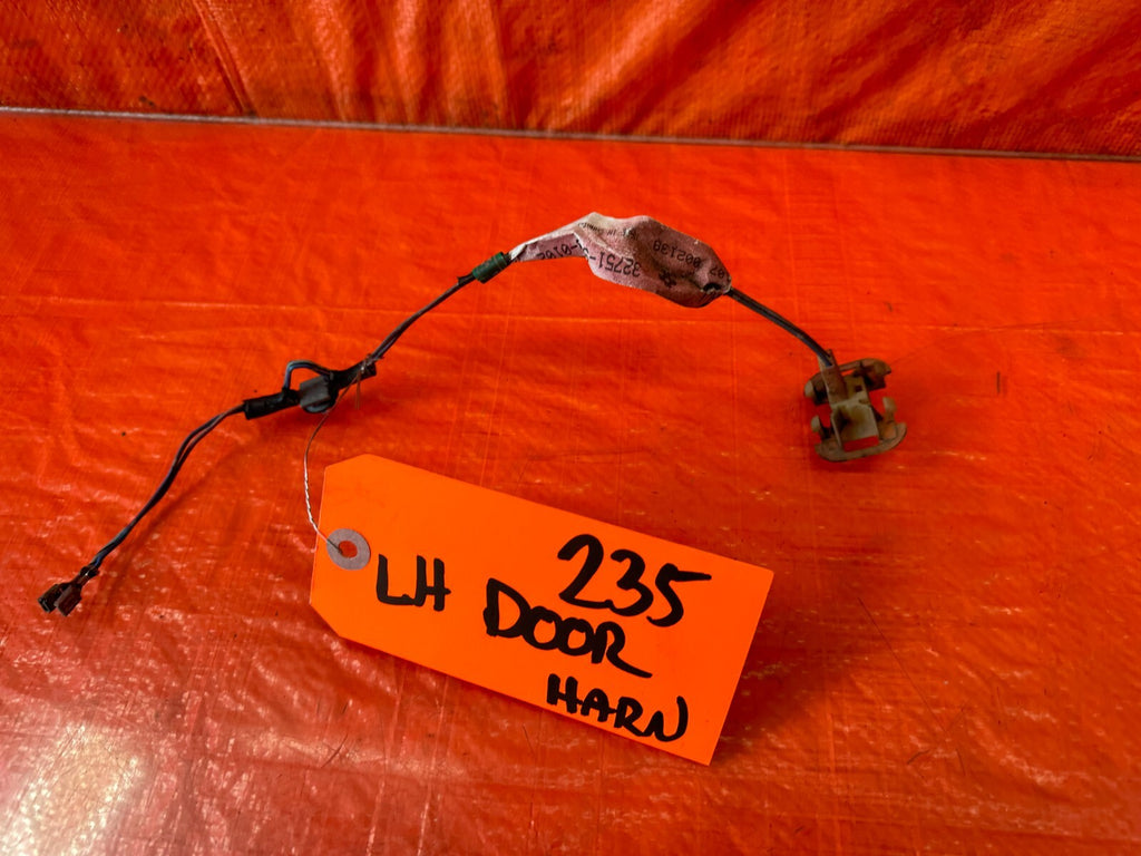 92 95 HONDA CIVIC DX   COUPE HATCH   DRIVER LEFT DOOR WIRING HARNESS   OEM 2353