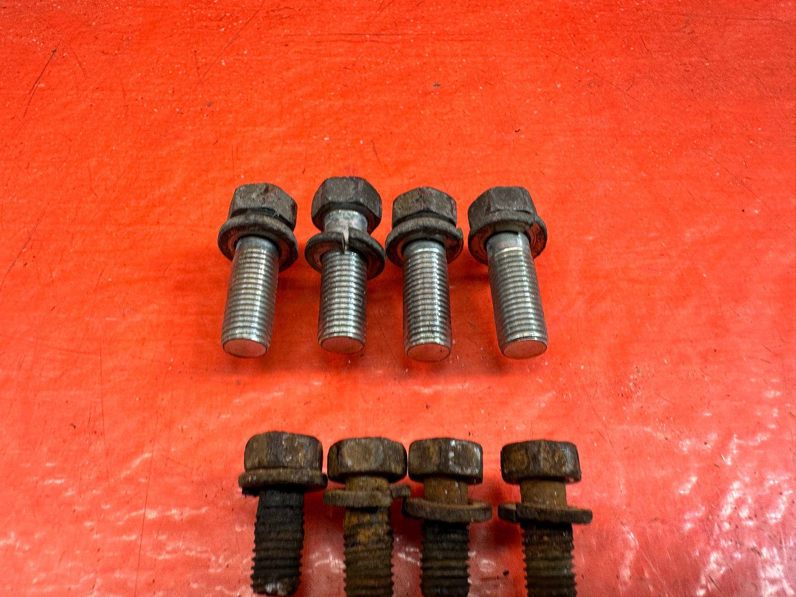 08 15 LANCER EVOLUTION X EVO 10   REAR SWAY STABILIZER BOLTS HARDWARE   OEM #2176