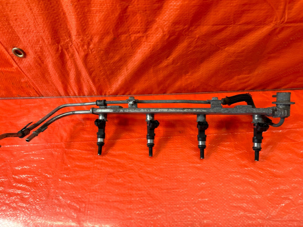 08 15 LANCER EVOLUTION X EVO 10   4B11T FUEL RAIL W/ INJECTORS OEM FACTORY #2176