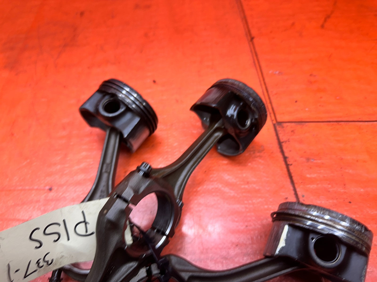 04 09 HONDA S2000 AP2 F22C ENGINE PISTON CONNECTING ROD RODS SET OEM #337 118
