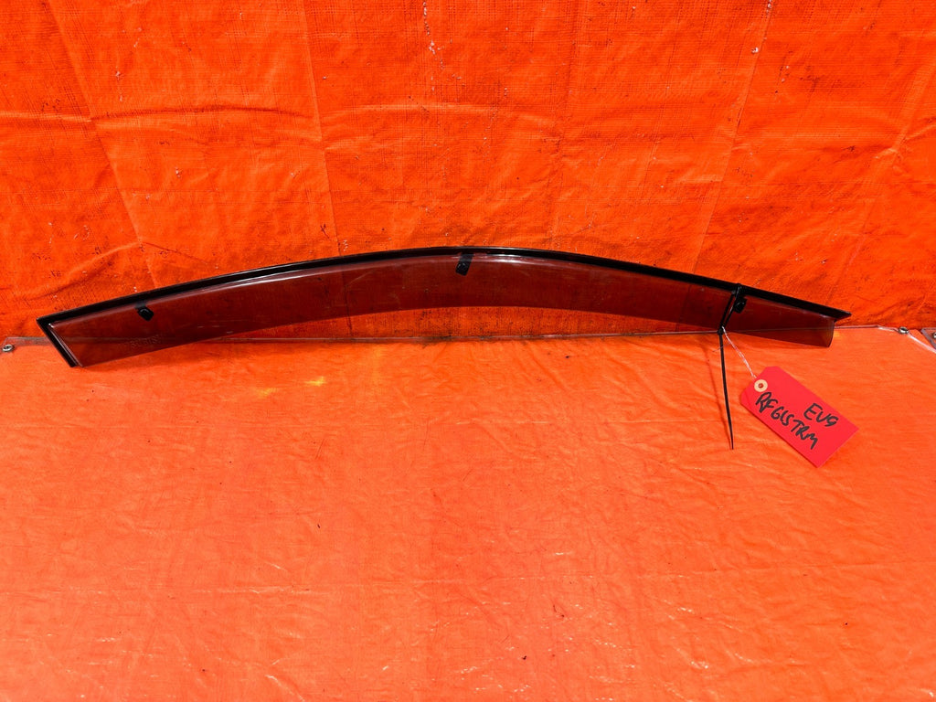 03 05 LANCER EVOLUTION EVO VIII IX 8 9   RIGHT FRONT WINDOW VISOR   OEM  GENUINE0