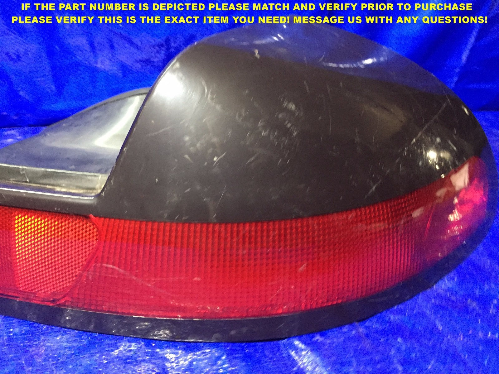 OEM 1997 1998 1999 2000 DODGE AVENGER PASSENGER RIGHT TAIL LIGHT 043 16272