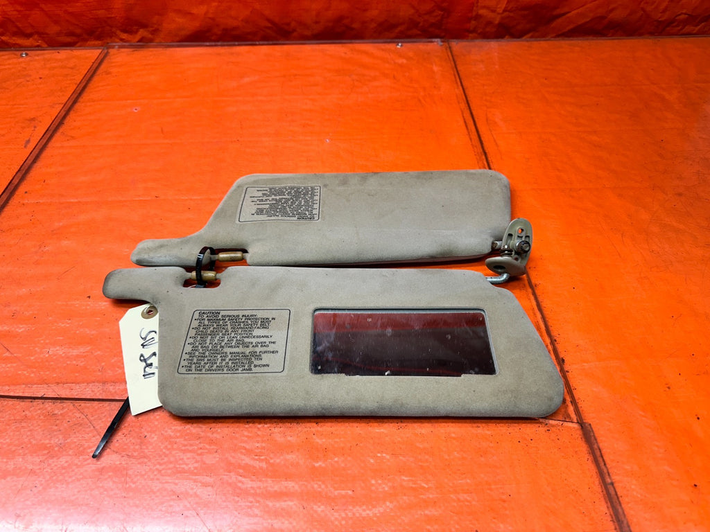 94-01 ACURA INTEGRA INTERIOR SUN VISORS PAIR LEFT DRIVER RIGHT PASS OEM #34012