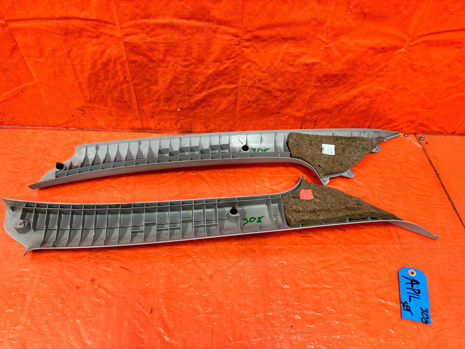 02 03 HONDA CIVIC SI EP3 HATCHBACK   A PILLAR TRIM LEFT RIGHT A PILLARS OEM #3084