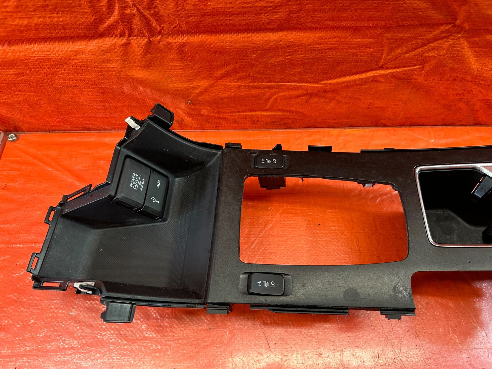 13 15 HONDA ACCORD SEDAN EX EXL   SHIFTER CENTER CONSOLE TRIM BEZEL OEM #2412