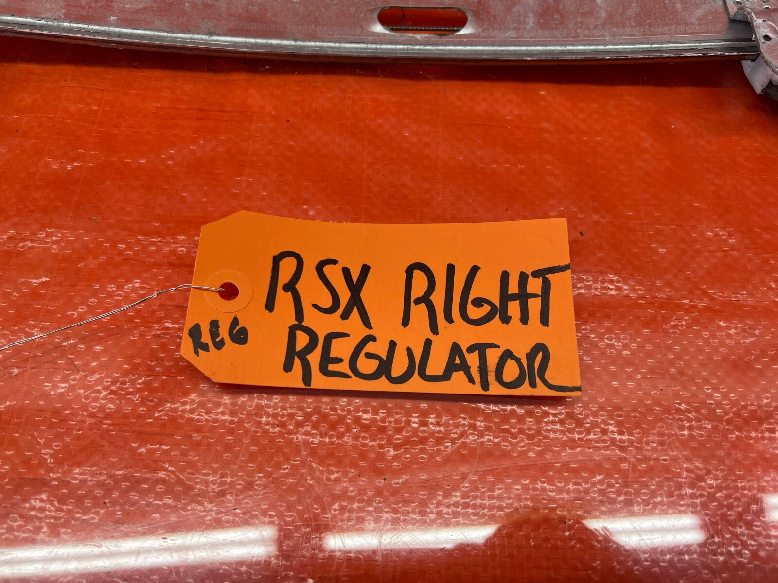 ACURA RSX BASE & TYPE S   PASSENGER RIGHT WINDOW REGULATOR   OEM GENUINE #1333