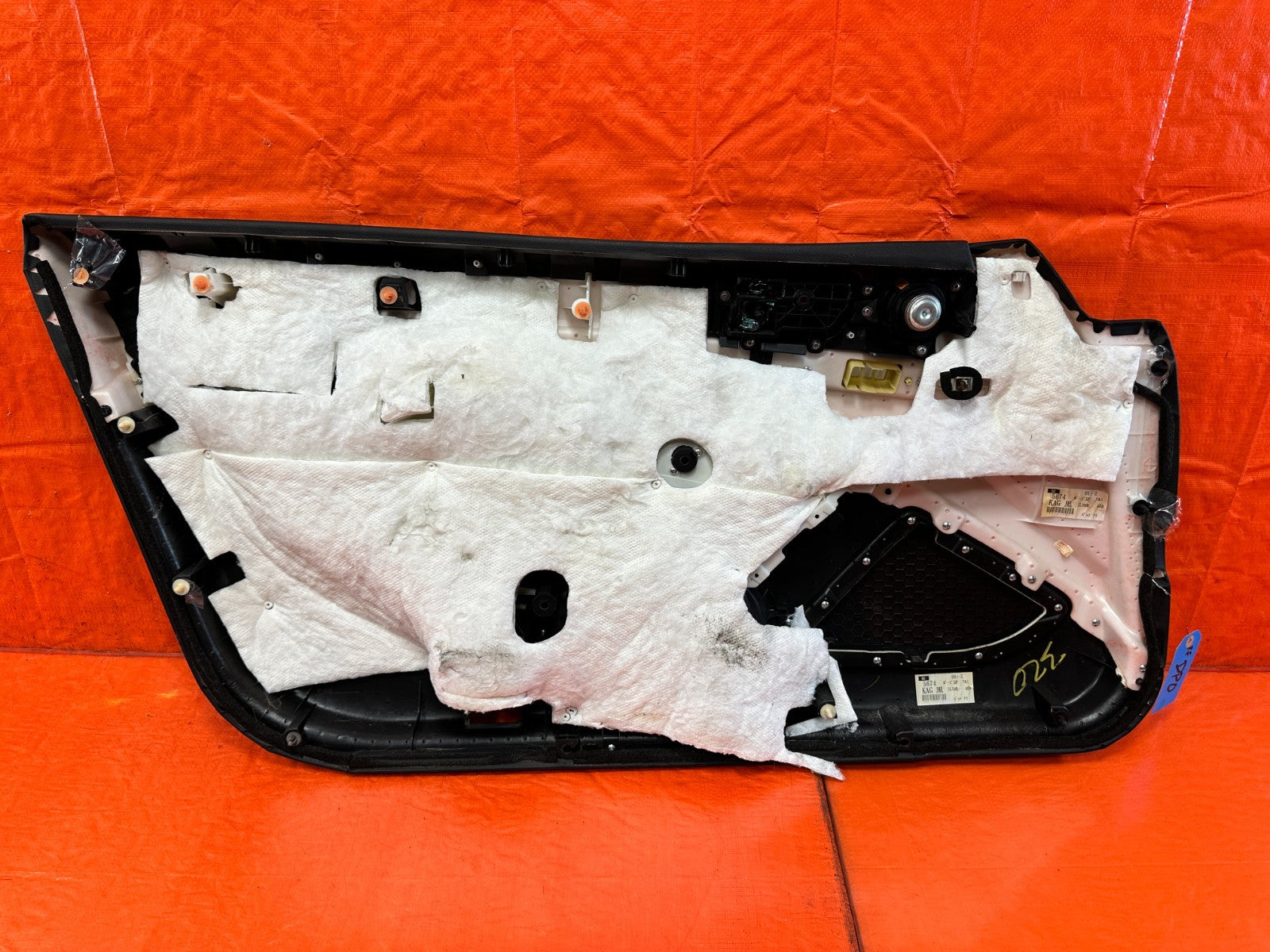 08 09 INFINITI G37 2D COUPE SPORT S   PASSENGER RIGHT FRONT DOOR PANEL CARD OEM16