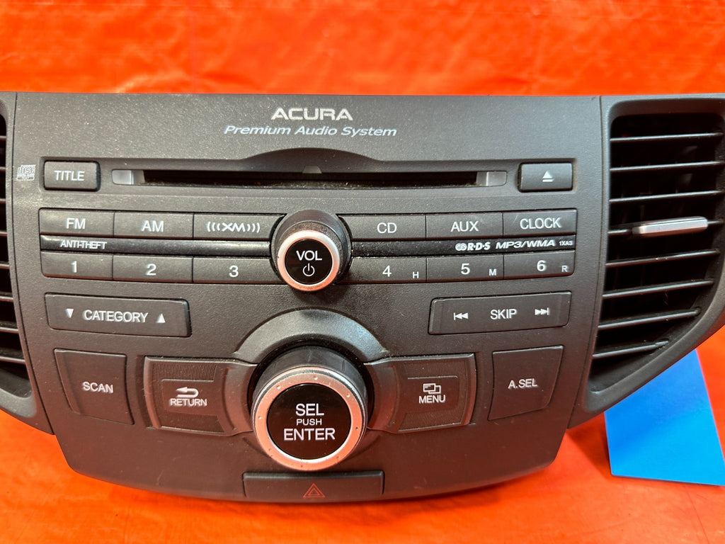 09 10 ACURA TSX PREMIUM AUDO SYSTEM RADIO STEREO CD PLAYER   39100 TL2 A000 3213