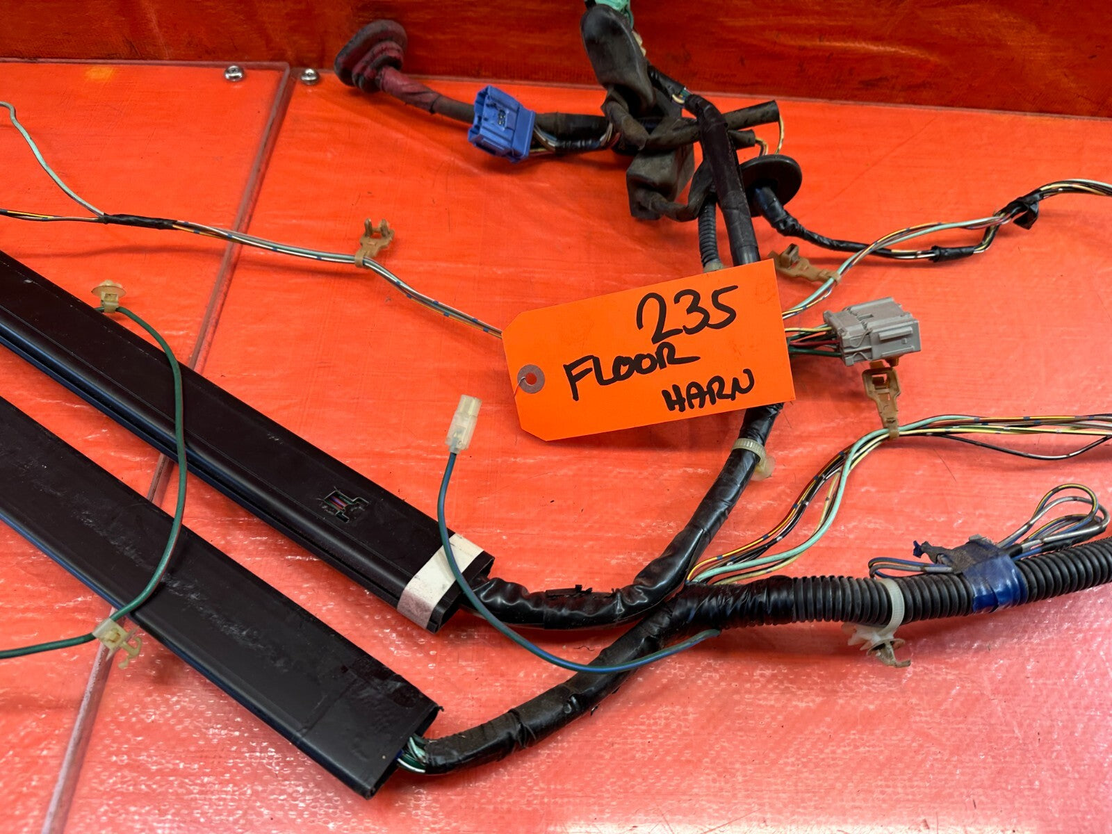 94 95 HONDA CIVIC DX HATCHBACK   INTERIOR FLOOR WIRING HARNESS WIRE LOOM OEM 2357