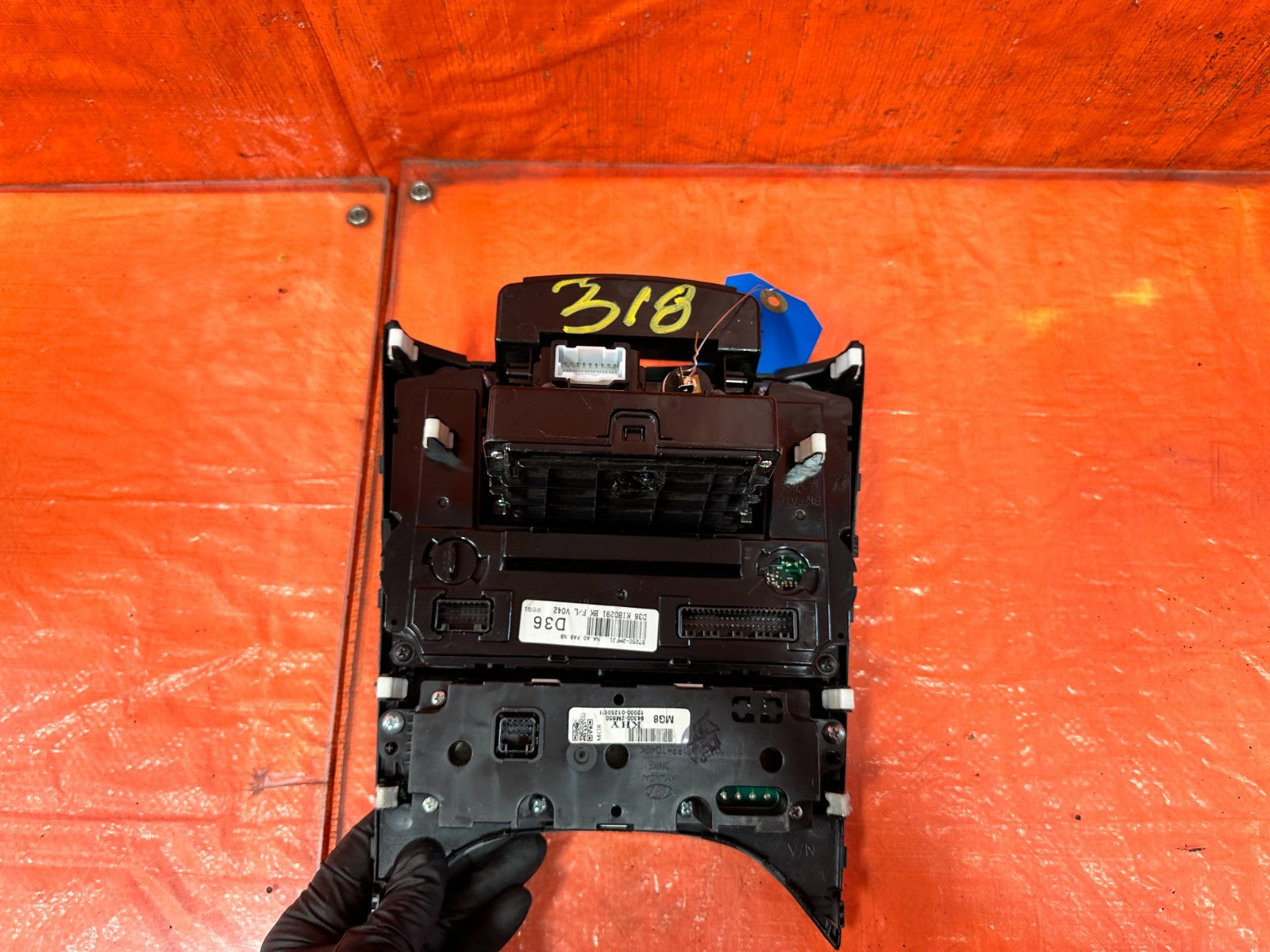 13 16 HYUNDAI GENESIS COUPE AC HEATER CLIMATE CONTROL W/ OIL FUEL TORQUE GAUGE *6