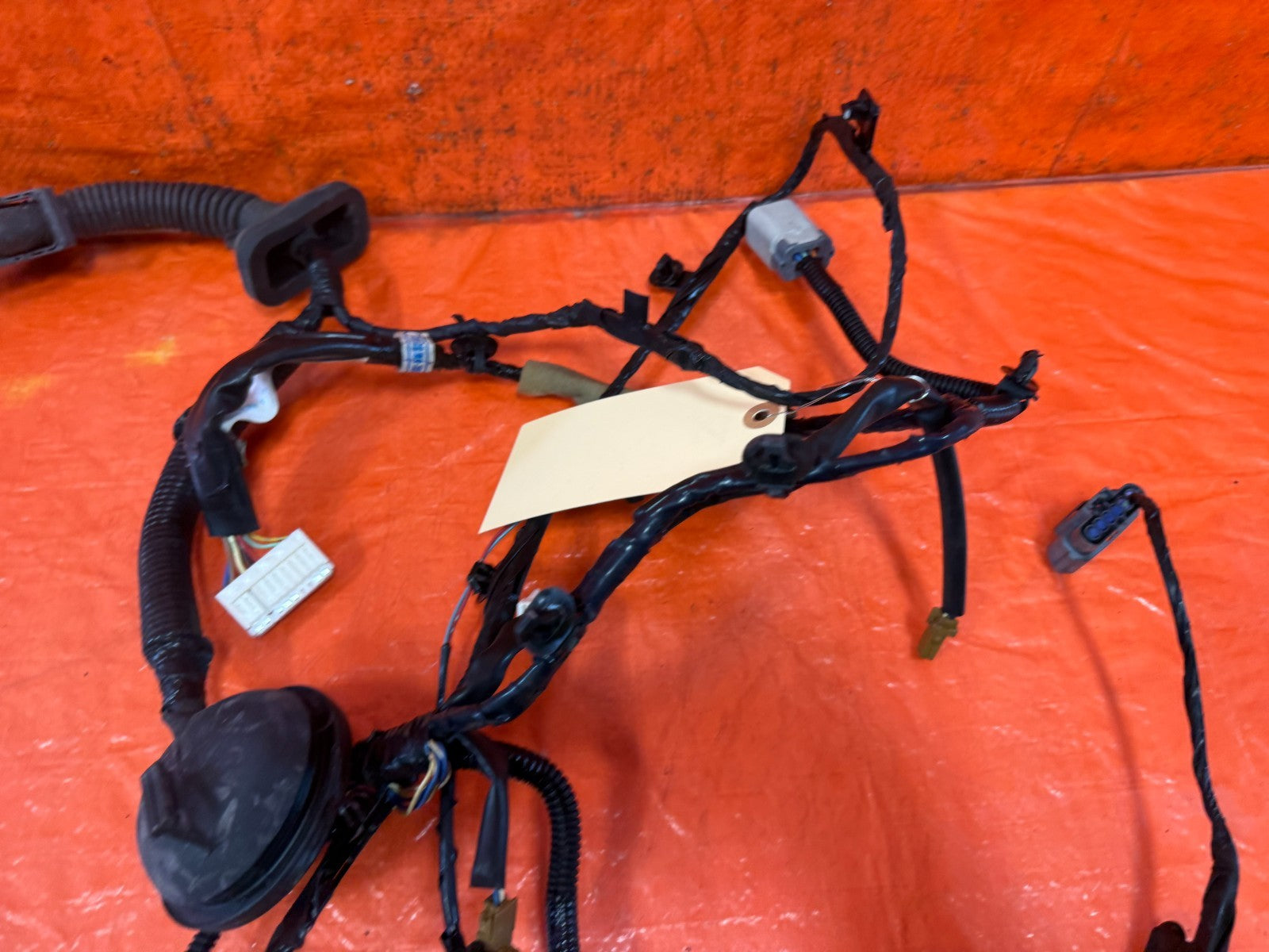 08 15 INFINITI G37 & Q60 COUPE RIGHT  FRONT DOOR WIRING HARNESS WIRE LOOM #3285