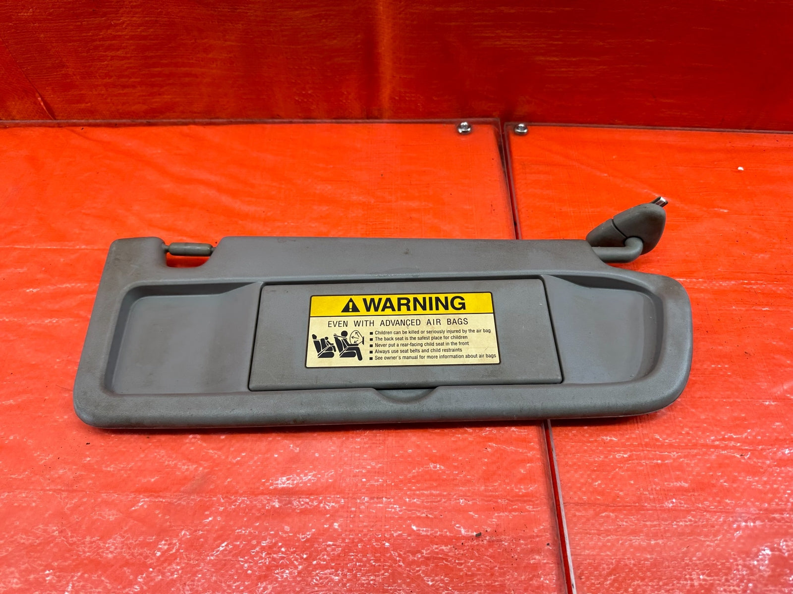 09 11 HONDA CIVIC   SUN VISOR   PASSENGER RIGHT SIDE   GRAY COLOR   OEM #1948