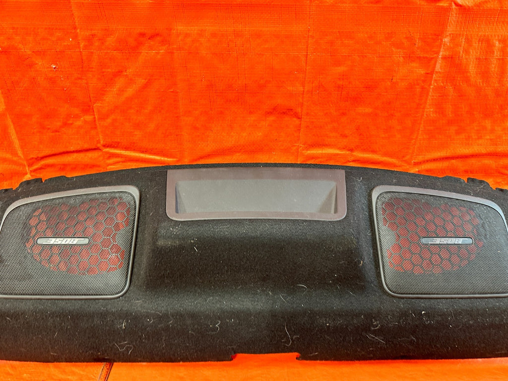 08 15 INFINITI G37 & Q60   2D COUPE   REAR UPPER TRUNK TRIM / SPEAKER COVER TRAY5