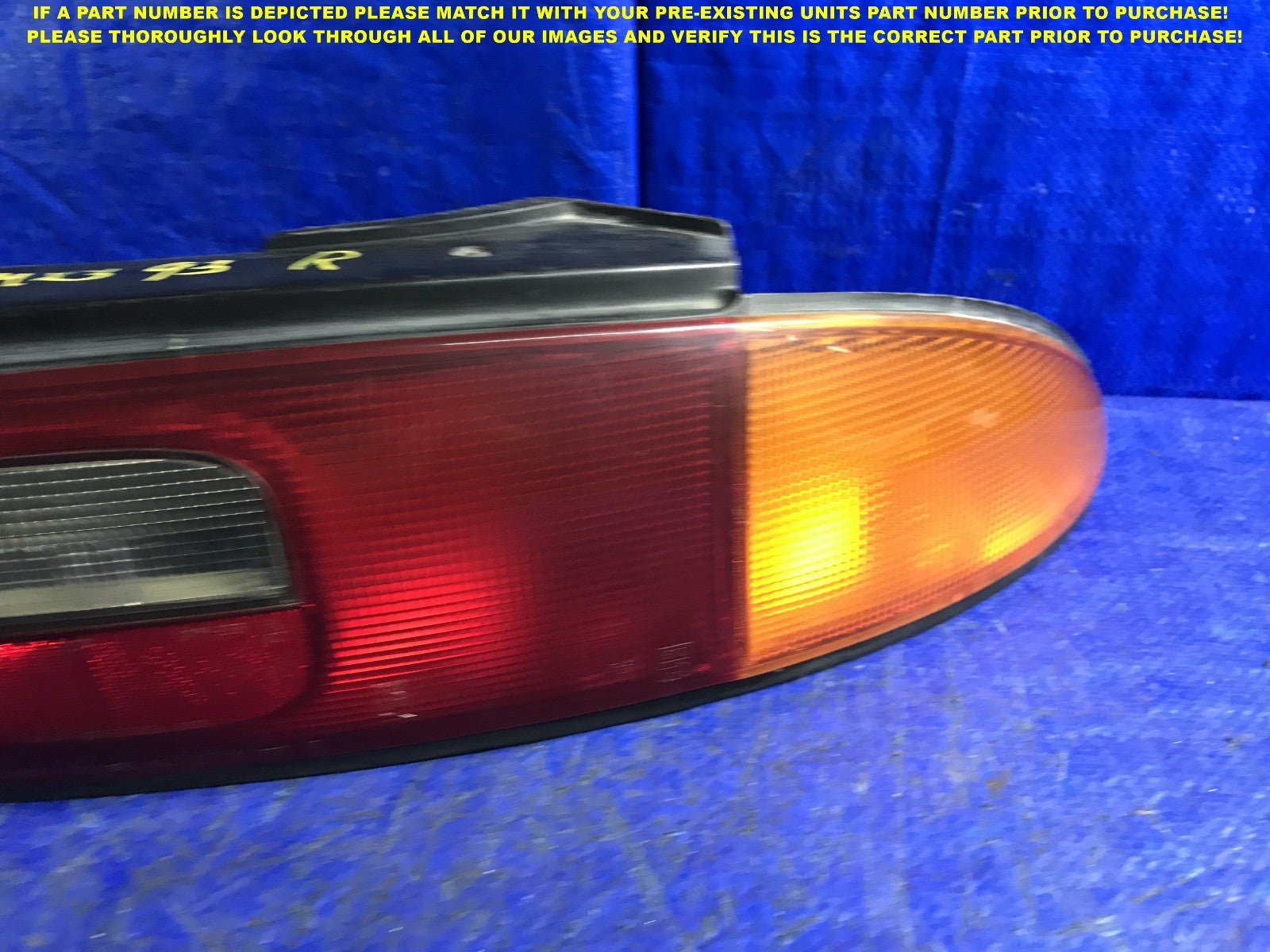 OEM 1992 1993 1994 1995 1996 MAZDA MX 3 PASSENGER RIGHT TAIL LIGHT R RH2