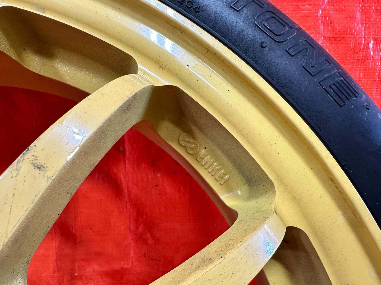 04 11 MAZDA RX8 RX 8   EMERGENCY SPARE BACK UP TIRE WHEEL RIM   OEM FACTORY #3031