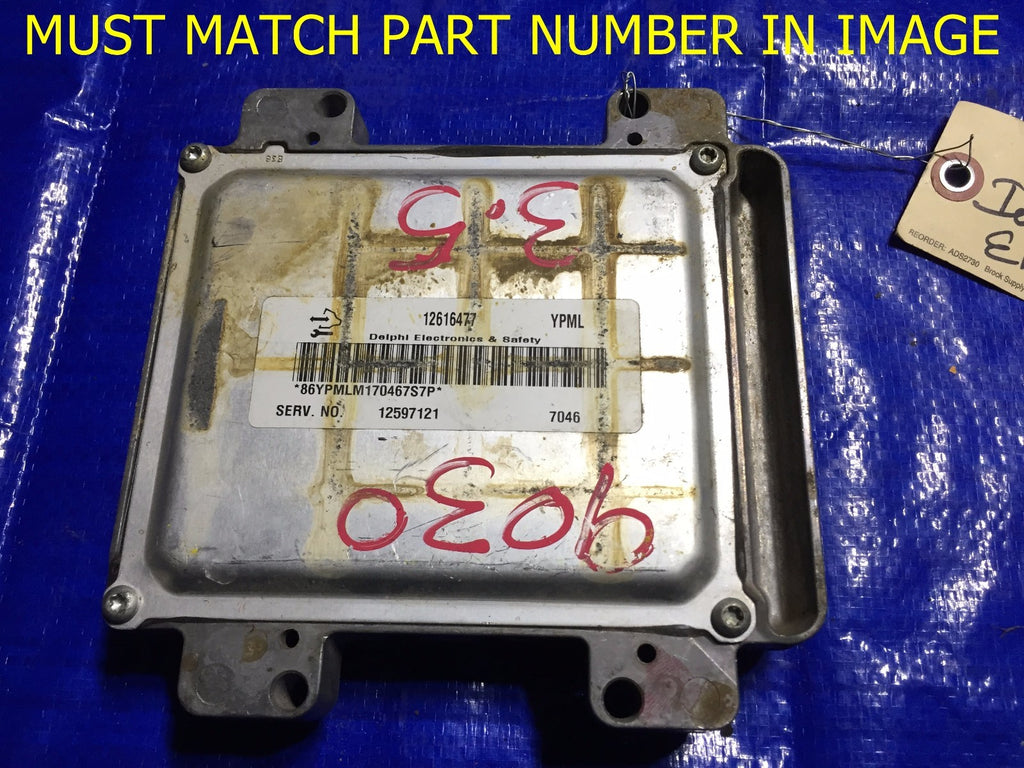 OEM CHEVROLET PONTIAC CADILLAC GM ENGINE COMPUTER ECU ECM BRAIN 16196397 BLZX0