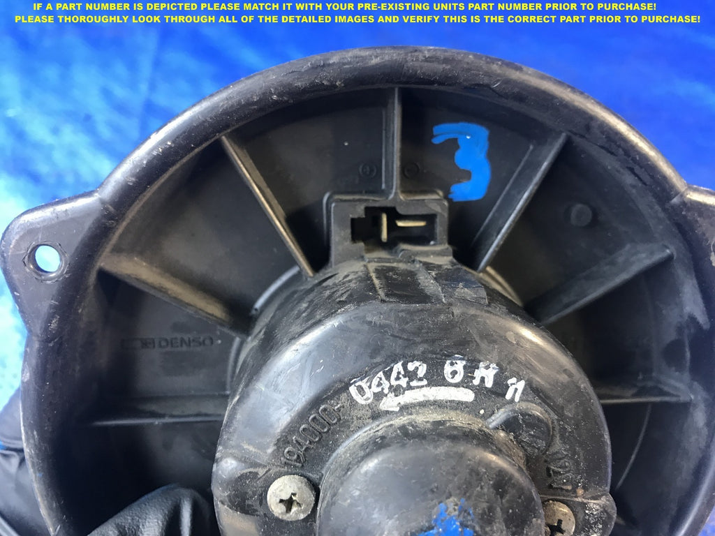 OEM 1997 1998 1999 ACURA CL AC BLOWER MOTOR FAN 1