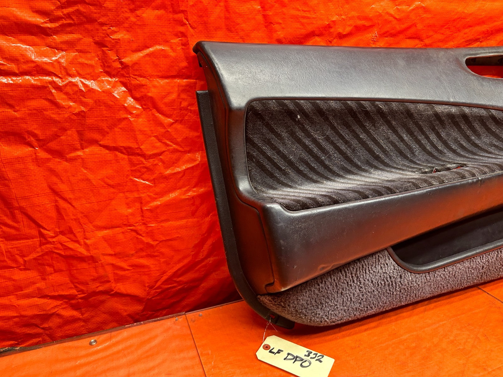 92 96 HONDA PRELUDE LEFT DRIVER DOOR PANEL CARD INSERT LINER OEM #3327