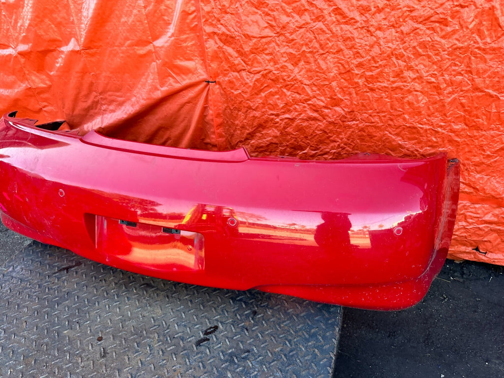 09 15 INFINITI G37 CONVERTIBLE   REAR BUMPER COVER   RED COLOR   OEM #2787