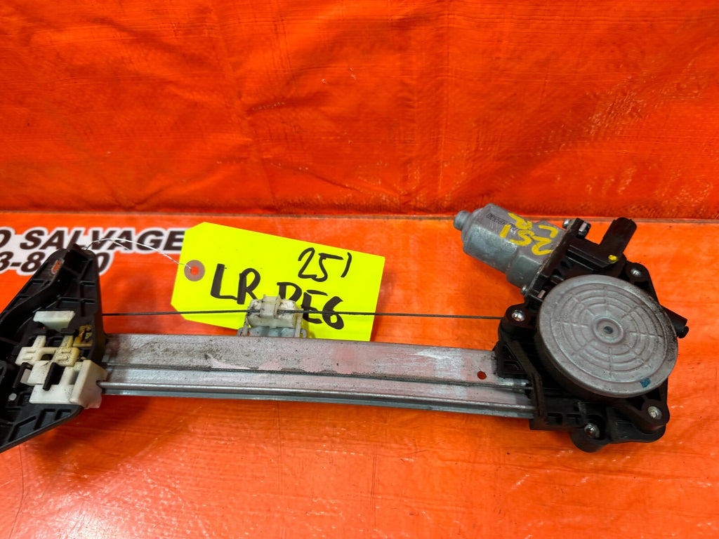 08 12 HONDA ACCORD SEDAN LEFT REAR    WINDOW REGULATOR W/ MOTOR   OEM #2512