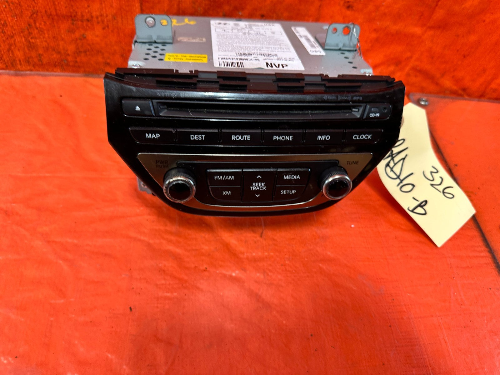 13 16 HYUNDAI GENESIS COUPE  RADIO STEREO CD PLAYER   PART # 96560 2M770 OEM 3268