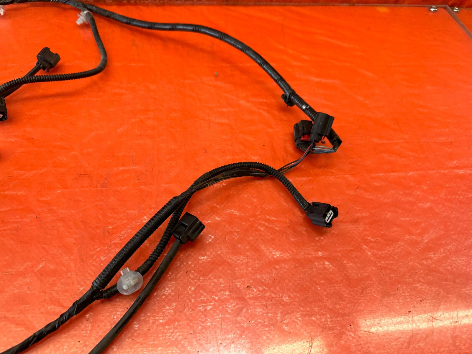 2017 17 INFINITI Q50 RED SPORT 400 REAR BUMPER WIRE HARNESS WIRING LOOM OEM #2421