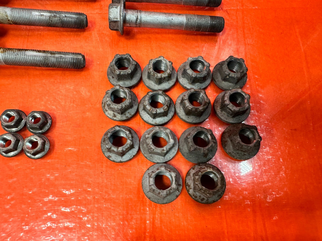 08 15 INFINITI G37 & Q60 COMPLETE REAR CONTROL AR CAMBER CASTER BOLTS OEM 31111
