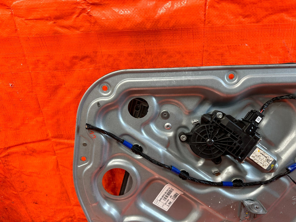10 16 HYUNDAI GENESIS COUPE   PASSENGER RIGHT WINDOW REGULATOR W/ MOTOR OEM #3266
